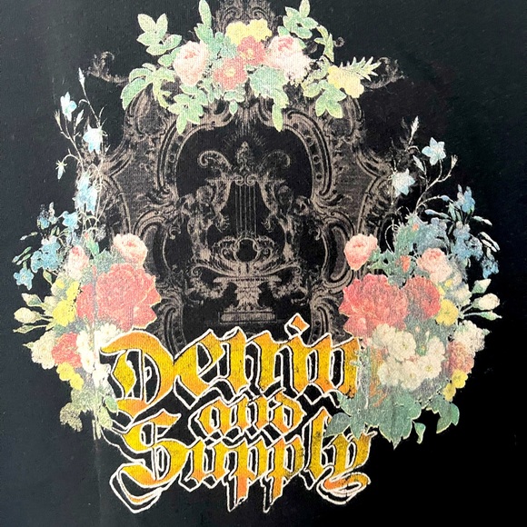 SZ M - Denim & Supply Black Graphic Sweatshirt! - Picture 2 of 5